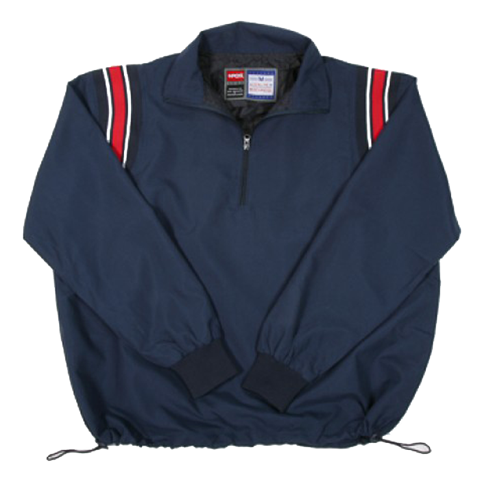 Navy w/ Red, White, Blue Trim Tuck-In Style Pullover
