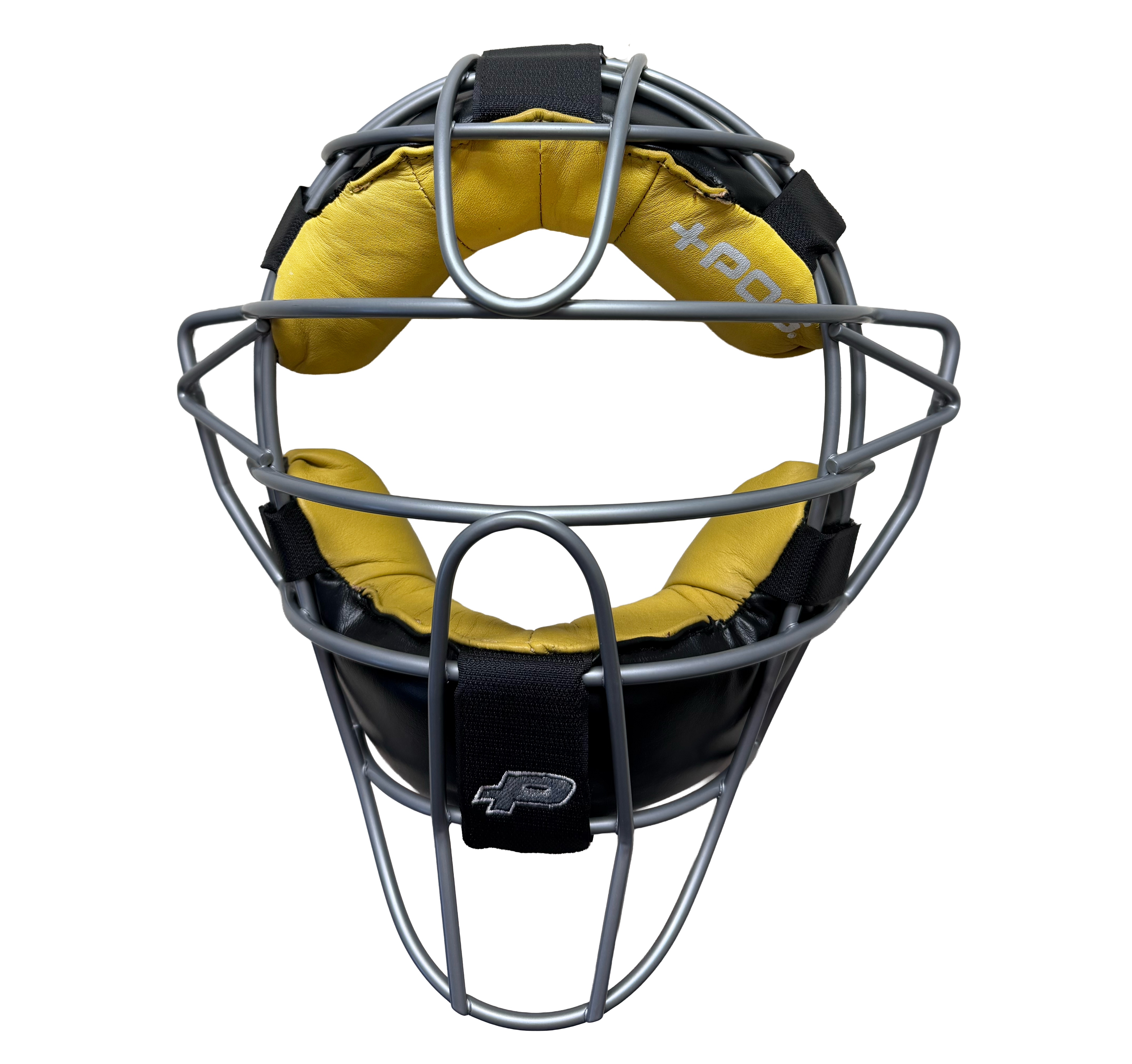 +POS Core Titanium Pro Silver Mask with Shadowhide Elite Leather Pads